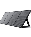 200W Portable Solar Panel For Power Station With Foldable Design And Adjustable Kickstands, Universal Connector, side view