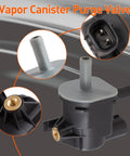 Vapor Canister Purge Valve Vacuum Solenoid Switch For Toyota And Scion, electrical connectors and hose details close up