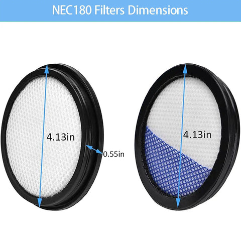 Replacement Filter For Eureka Stick Vacuum NEC180 NEC380 NEC480 NEC185 NEC186 NEC190 Easy Install Durable High Efficiency Filter Keeps Strong Suction And Fresh Air All Day No Fuss Pro Grade Replacement Accessory