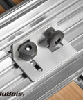 Multi Track Brackets With T Bolts And Mounting Knob Screws For Aluminum T Tracks One Quarter Twenty Inch Hardware close-up