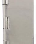 Beefy Heavy Duty Weld On Gate Hinge 4x4 Stainless Steel No Holes 5 Knuckles 2.5mm Thick Brushed Satin Finish