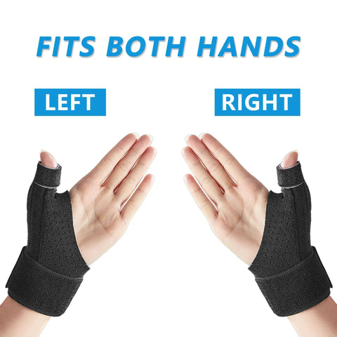 Reversible Thumb And Wrist Stabilizer Splint Brace For Trigger Finger Pain Relief Arthritis Tendonitis BlackBerry Thumb And Sprains