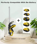 Cordless Hedge Trimmer With 20V Battery, 22 Inch Dual Action Blade, 0.6 Inch Cutting Capacity, Battery Not Included