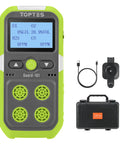 Guard 101 Four Gas Monitor And Detector For H2S CO LEL And O2 with accessories including cable, mount, and case