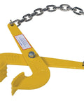 Beefy Steel Single Scissor Pallet Puller With Seven Inch Jaw Opening And Five Thousand Pound Pulling Capacity Rugged Pallet Handling Tool