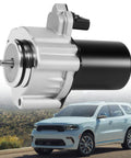 Heavy Duty Transfer Case Shift Motor Actuator For Dodge Durango 2011 To 2023 And Jeep Grand Cherokee 2011 To 2021 Wk 2022 Plus Liberty 2008 To 2012 4Wd Hella Smooth Shifting close-up view on a gray background.