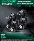 15mm Wheel Spacers Four Pack 5x4.5 Bolt Pattern 64.1mm Hub Bore 12x1.5 Studs Adapters Fits Honda Accord Civic