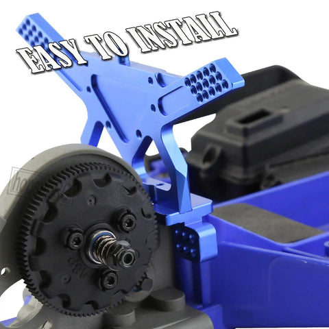 Beefy Nylon 48P 86T Spur Gear Upgrade Kit installed on 1/10 RC Cars showcasing easy installation