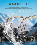 Heavy Duty Two Pack Alternator Regulator Harness With Three Wire Pigtail Plug And Insulated Automotive Wiring Connector for waterproof use