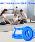 Must-Have H11 Replacement Filter Set For HomeVac H11 H11 Pure And H20 Cordless Handheld Vacuum Cleaner in a living room scene