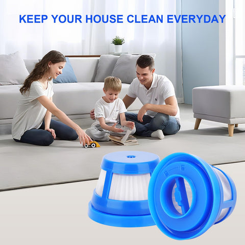 Must-Have H11 Replacement Filter Set For HomeVac H11 H11 Pure And H20 Cordless Handheld Vacuum Cleaner in a living room scene