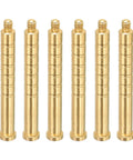 150 Grain Brass Archery Arrow Inserts 0.244 Inch Diameter 6 Pack Weight Bolts For Field Points And Shafts Top Notch Upgrade