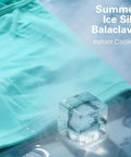 Balaclava Ski Mask Ice Silk Breathable Dope Face Cover For Men And Women, UV Protection, Summer Cooling fabric with ice cube