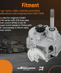 Go Kart Forward Reverse Gearbox Kit For 212cc Engines with 30 Series Torque Converter, 12T/10T Sprockets, shown for utility vehicles.