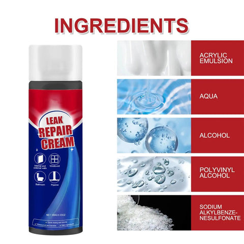 Flexible Waterproof Leak Repair Liquid Sealant That Beats Water On Roofs Walls Gutters And Concrete ingredients list on tube