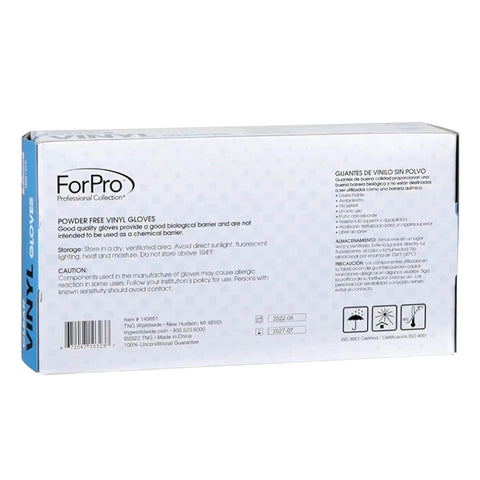 Box of Industrial Grade Clear Vinyl Gloves Disposable Powder Free Latex Free Non Sterile Food Safe Large 100 Count
