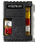 HY2027M-24V Electric Ride On Controller Board Replacement Mainbox for Kids Toy Cars showing connectors and voltage supply details.