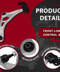 Upgrade Your Ride With This Awesome Frenzybro Front Lower Control Arm Kit Featuring Two Solid Control Arms And Integrated Ball Joints For Honda Odyssey Models From 2018 To 2026 Ensuring A Smooth Grip And Reliable Steering Performance Every Single Day. front lower control arm with ball joint, zinc alloy coating