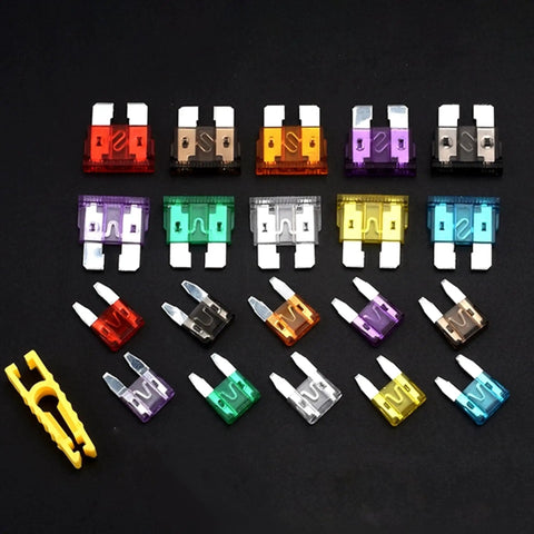 Grab This Essential Mini Blade Fuse Assortment Kit With An Integrated Extractor Tool For Hassle Free Under Hood Electrical Fixes That Let You Swap Blown Fuses In A Flash And Keep Your Rig Humming. 171-piece mini blade fuses and extractor tool.