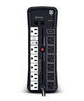 Gaming UPS Battery Backup And Surge Protector 1500VA 1000W, 13 Outlets, RGB Lighting, USB C Charging, front view