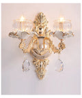 Wall Sconce Decorate Design Modern Wall Lamp LED Wall Lamp Nordic Unique Elegant Bedroom Living Room Fixture Lighting Sconce (Color : 2lights) with gold accents.