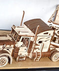 Heavy Duty 6 Cylinder Rubber Band Powered Truck Model Kit 3D Puzzle For Adults Semi Truck Hobby Build Brain Teaser Wooden Mechanical Kit For Home Decor And Collectors, wooden semi truck side view
