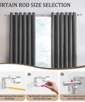 Heavy Duty Adjustable Curtain Rod Set In Silver Finish 1 Inch Diameter Extends From 30 To 120 Inches Long Window Rods