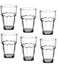 Rock Bar 16.25 Oz Cooler Glass Set Stackable Tempered Glasses For Ice Cold Drinks Water And Cocktails Perfect For Parties Or Home Bars