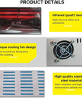 All-In-One Reflow Oven With Infrared Heater Soldering Machine product details with unique cooling fan design