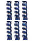 Six Pack Blue Compression Springs For 3D Printers And Machinery 0.38 Inch Outer Diameter Plus 1.25 Inch Length With Alloy Steel Build