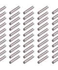 Metal Dowel Pins 2mm x 20mm For Shelves 304 Stainless Steel Shelf Pegs Pack Of 50 displayed on a white background