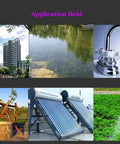 Image collage showcasing applications of Built Like A Tank 1/2 Hp 110 Volt Stainless Steel Deep Well Submersible Water Pump.