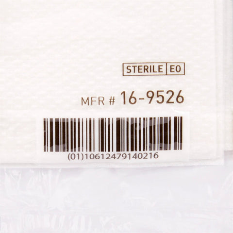 McKesson 16-9526 sterile HDPE screw-on 4 oz specimen container label with barcode