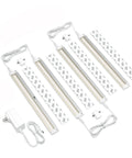 Hand Wave Activated Under Cabinet LED Lighting Kit 4 Pack 12 Inch Dimmable White Under Counter Lights with cables and adapters