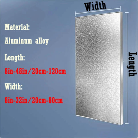Built Tough Magnetic Heat Shield Board For Gas And Electric Stoves Fridge Thermal Panel Waterproof And Oil Resistant, aluminum alloy material, size 44x32 inch.