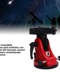 Equatorial Wedge For Telescopes Premium Aluminum Latitude Base With 0 To 90 Degree Tilt Sturdy Red Observatory Mount