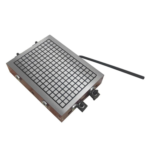 12x16 Inch CNC High Power Magnetic Chuck For Surface Grinders And EDM Wire Cutting Machines Fine Sealed Permanent Magnet Grinder Chuck With Secure Suction No Power Required Heavy Duty Grip For Precise Grinding Durable Hold