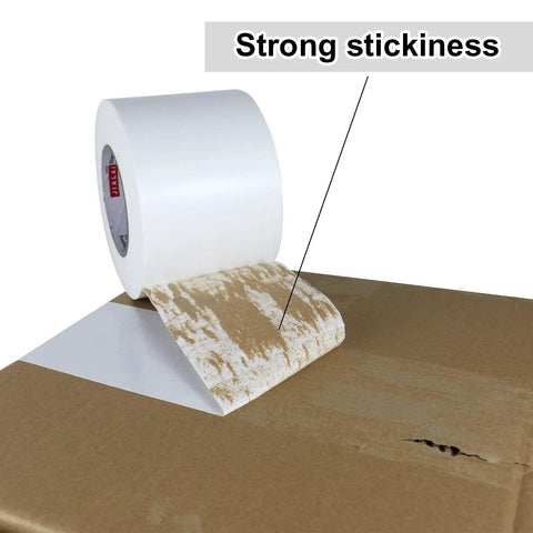 White Duct Tape 4 Inch Wide Industrial Grade 9 Mil Heavy Duty Tape 55 Yards Long Waterproof Strong And Flexible With No Residue