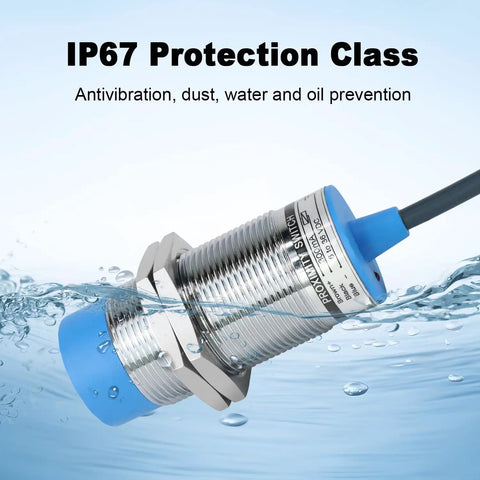 Inductive Proximity Sensor M30 Unshielded Two Wire NC Normally Closed With 15mm Detection Range For 110 To 220V AC Systems in water