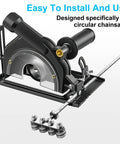 Get Straight Shots Without The Sweat With This Heavy Duty Circular Saw Guide Rail Boasting A 24 Inch Adjustable Rip Track Forged From Tough Stainless Steel And A Bold Imperial Scale Optimized For Quick Diy Builds And Buttery Smooth Cuts On Standard 7 1 4 Circular saw guide featuring adjustable track and easy-install design.