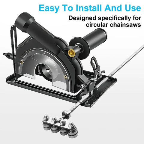 Get Straight Shots Without The Sweat With This Heavy Duty Circular Saw Guide Rail Boasting A 24 Inch Adjustable Rip Track Forged From Tough Stainless Steel And A Bold Imperial Scale Optimized For Quick Diy Builds And Buttery Smooth Cuts On Standard 7 1 4 Circular saw guide featuring adjustable track and easy-install design.