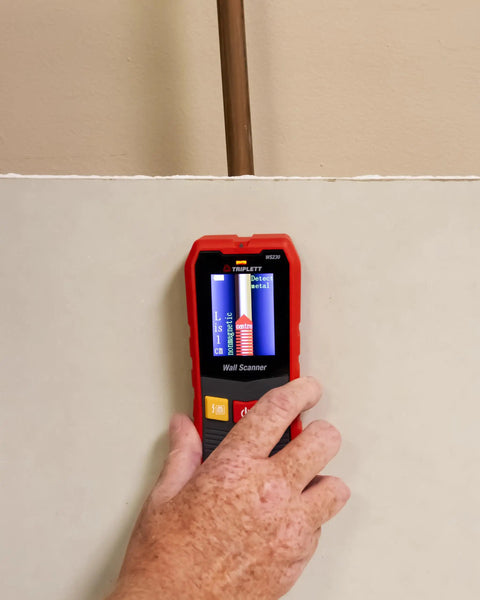 Slick Professional Grade Digital Wall Scanner With Vibrant Color Screen Dead On Stud Locator And Live Electrical Wire Detector Total No Hassle Diy Home Fixer Upper Tool