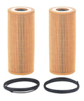 2 Pack Engine Oil Filter For Audi Porsche VW Vehicles 2005 To 2018 A4 A5 A6 A7 A8 Quattro Q5 Q7 S4 S5 SQ5 And 2011 To 2017 Cayenne Panamera Touareg Replacement HU7029z HU722z