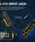 OBD2 Breakout Box for Automotive Diagnostics With OBDII Protocol Detection and CAN 16 Pin Connector showing 16-pin layout and tools.