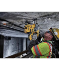 Heavy Duty Cordless 20V Brushless Rotary Hammer Drill Sick Power Bad Boy used for concrete drilling by a contractor.