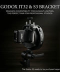 IT32 TTL Camera Flash Kit With X5S Trigger For Sony And Other Brands Magnetic Hotshoe and S3 Bracket setup