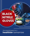 Industrial Black Nitrile Gloves Heavy Duty Disposable With Full Palm Texture For Tough As Nails Grip Sizes M To 2XL FDA Compliant For Direct Food Contact Great For Industrial Environments And Food Handling - gloves in use during food preparation