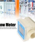 One Inch Gasoline Fuel Flow Meter With LCD Display Pro Grade Anti Drip Easy To Use Flow Meter in industrial setting