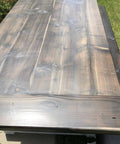 Buckwild Aging Wood Stain Drops Real Barnwood Charm On Any Deck Making Weathering A Hassle Free Experience swirled gray brown wood tabletop