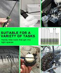 12 Piece Mechanic Pick Set With Long And Mini Picks Pro Grade Alloy Steel Non Slip Grip Rust Resistant Hook Tools For Precision Work And Quick Auto And Electronics Repairs, shown in use